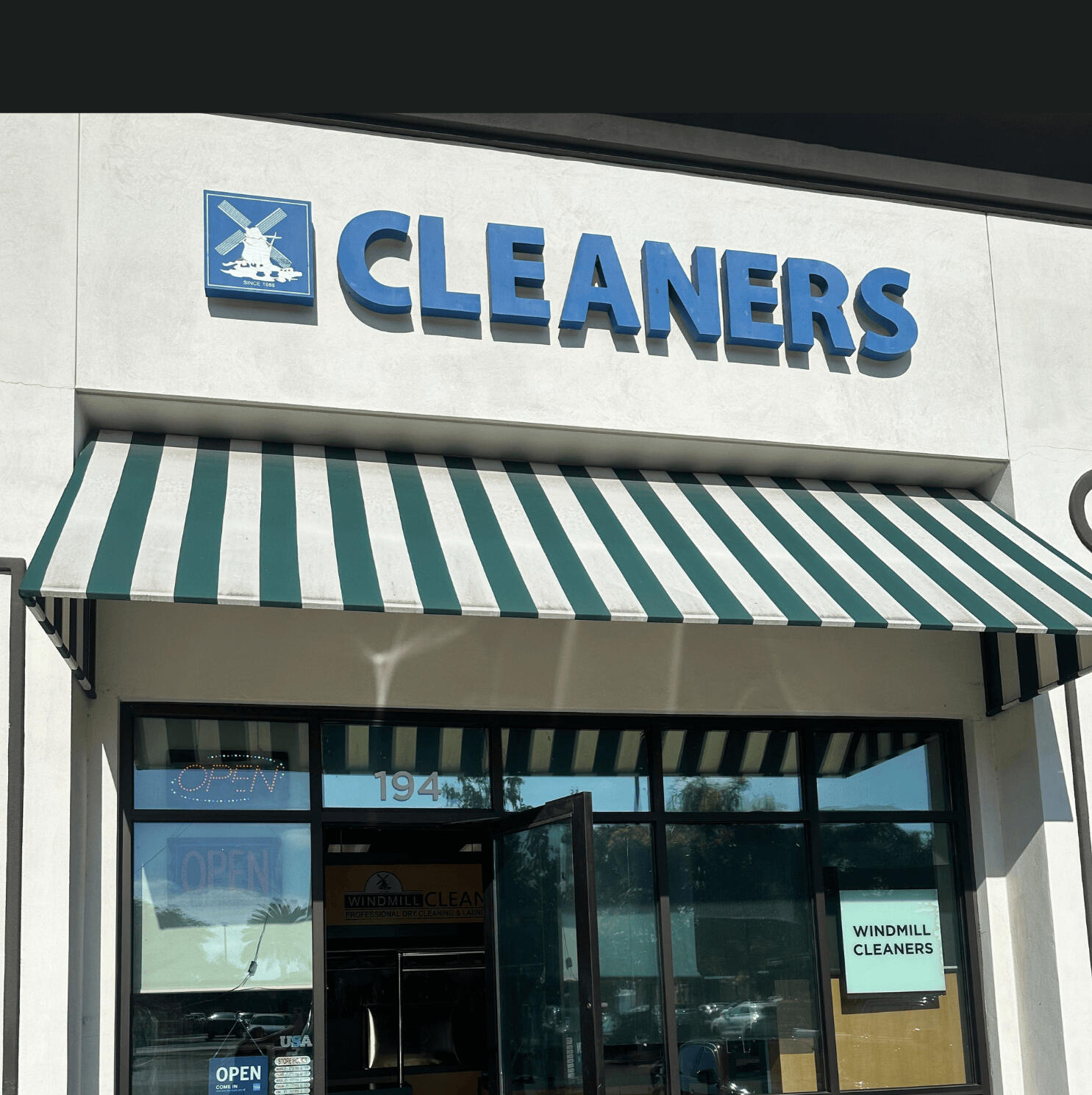 Windmill Dry Cleaners Storefront Windmill Dry Cleaners Storefront